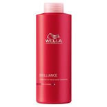 Brilliance Odżywka do włosów farbowanych, cienkich 1000 ml Wella
