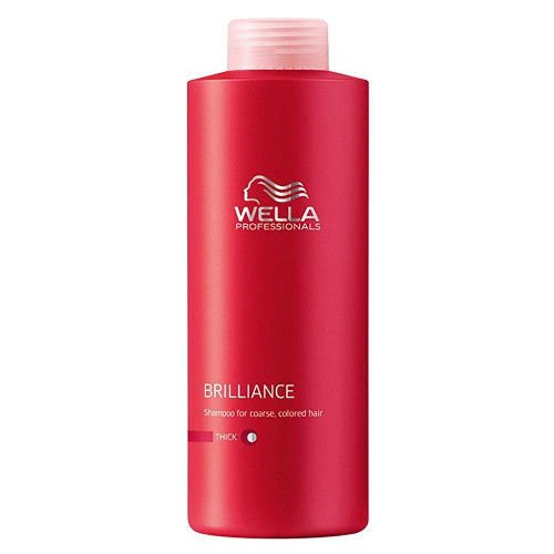 Brilliance Szampon do włosów farbowanych, grubych 1000 ml Wella