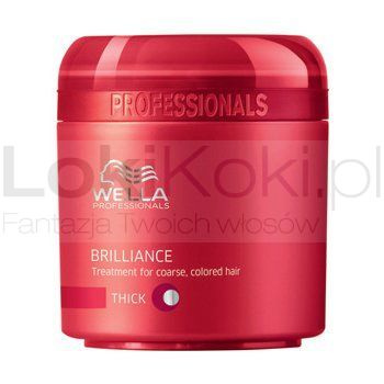 Brilliance Maska do włosów farbowanych, cienkich 500 ml Wella