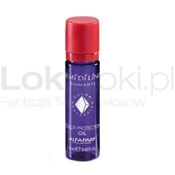 SDL Color Protection Oil olejek chroniący kolor w ampułkach Semi Di Lino Diamante 6 x 13 ml Alfaparf