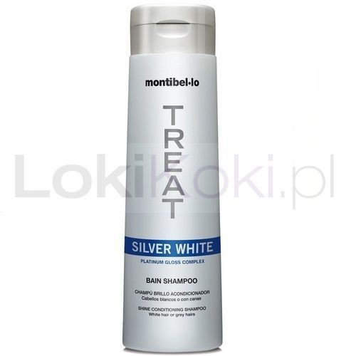 Treat Silver White szampon rozświetlający do włosów białych lub siwych 300 ml Montibello
