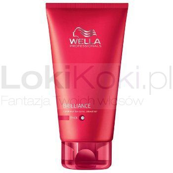 Brilliance Odżywka do włosów farbowanych, grubych 1000 ml Wella