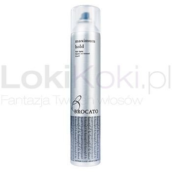 Maximum Hold Hair Spray lakier mocno utrwalający 400 ml Brocato