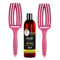 2 x fingerbrush Hot Pink + odżywka Hair Expert 12w1