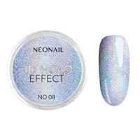 3D Holo Effect 08 White Silver