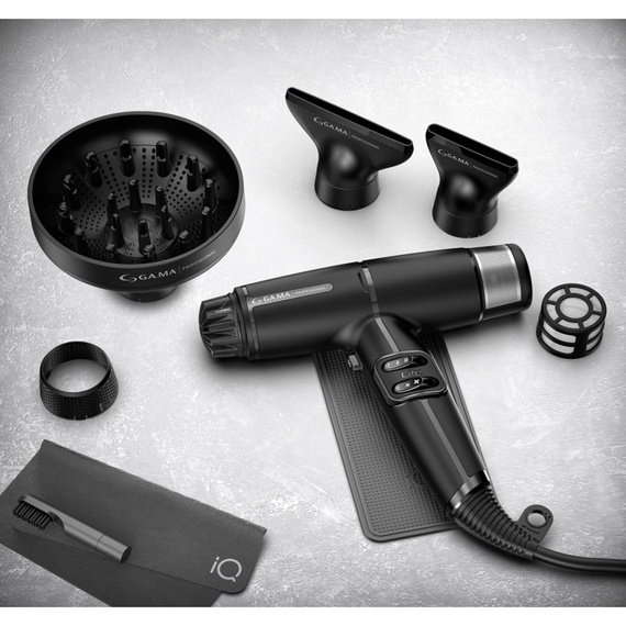 Suszarka GA.MA IQ Lite Max z technologią Oxy Active czarna 1700 W
