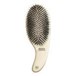 Szczotka Olivia Garden Expert Care Curve z mieszanym włosiem dzika do rozczesywania i stylizacji włosów złota