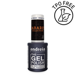 Lakier hybrydowy Andreia Professional The Gel Polish CC3 z mocną pigmentacją czerń ze złotymi refleksami 10,5 ml