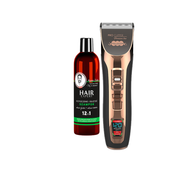 Maszynka do włosów Fale Loki Koki Pro Clipper Premium Line + szampon Gratis