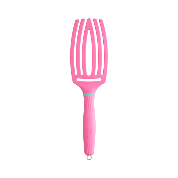 Szczotka Olivia Garden FingerBrush Combo Medium Inner Child Lollipop Pink do rozczesywania i wygładzania włosów