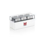 Zestaw nasadek Moser Chrom2style dystansowych magnetycznych 1.5, 3, 4.5, 6 mm 6 sztuk