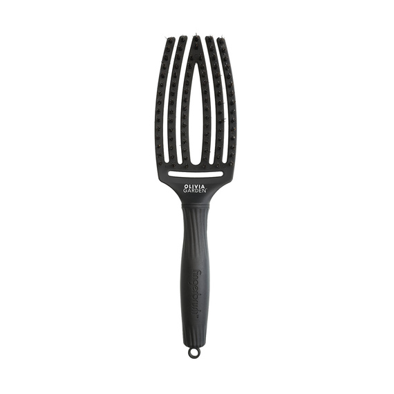 Szczotka Olivia Garden FingerBrush Medium Full Black do rozczesywania włosów średnia