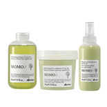 Zestaw Davines Essential Haircare MOMO nawilżający szampon 250ml + odżywka 250ml + krem 150ml