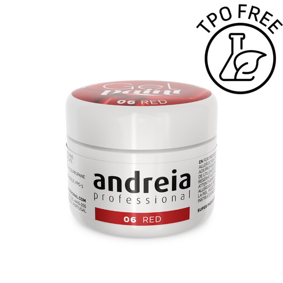 Żel do zdobień Andreia Professional Gel Paint 06 Red 4 ml