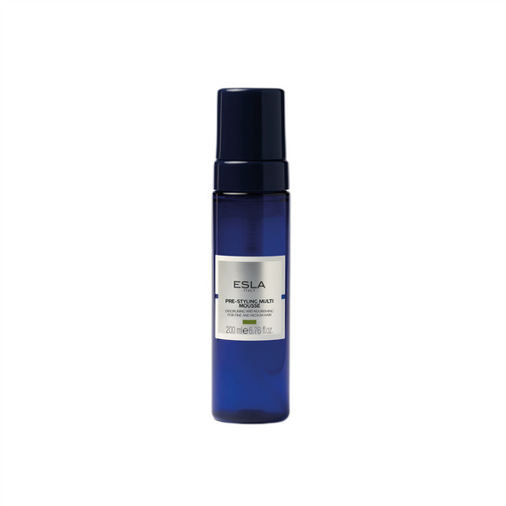 Pianka Esla Pre-Styling Multi Mousse dyscyplinująca i odżywcza do średnich i delikatnych włosów bez spłukiwania 200 ml