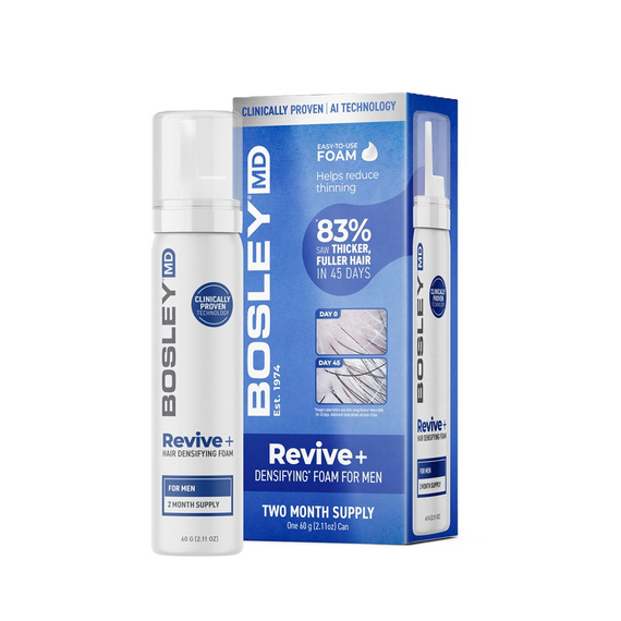 Pianka Bosley MD MEN'S Revive zagęszczająca włosy dla mężczyzn bez spłukiwania 60 g