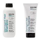Zestaw Solfine Damaged Hair do pielęgnacji włosów zniszczonych szampon 350 ml + maska 200 ml