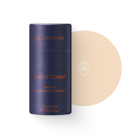 Podkład mineralny Zanature MF Satin Cover Warm Nude WN L1 10 g