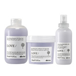 Zestaw Davines Essential Haircare LOVE wygładzający szampon 250ml + odżywka 250ml + krem 150ml