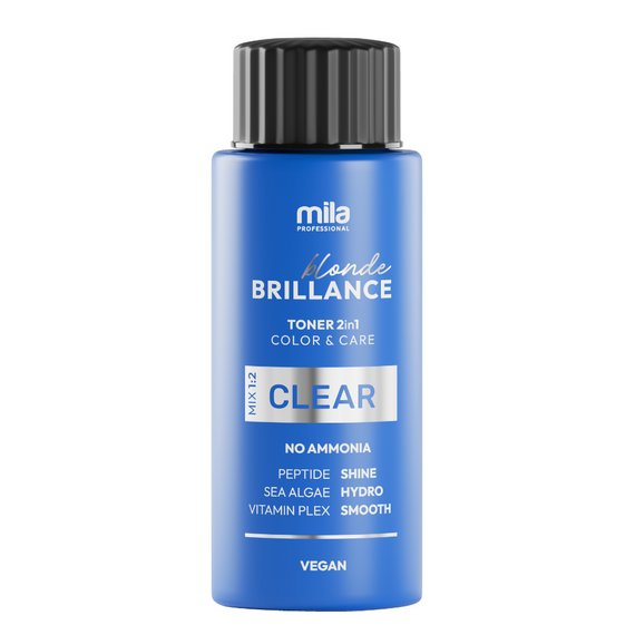 Toner Mila Pro Blonde Brilliance Clear do włosów bezbarwny 60 ml