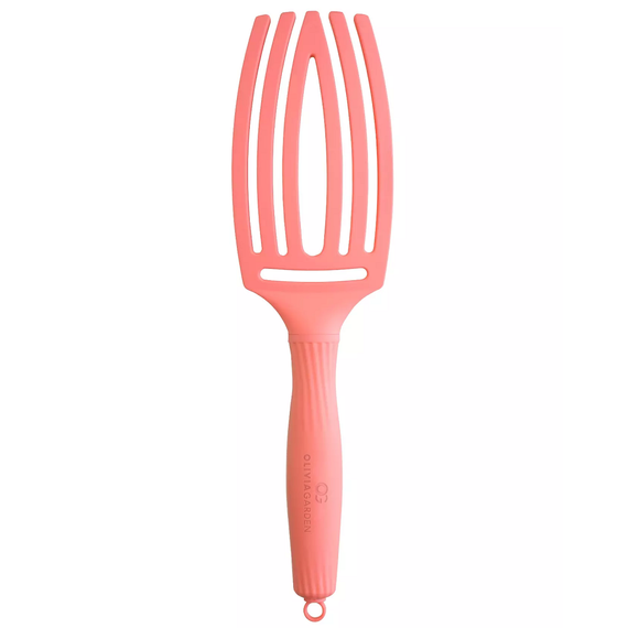 Szczotka Olivia Garden FingerBrush I'm Perfection Radiant Peach Combo Medium do rozczesywania włosów brzoskwinia
