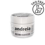 Żel do zdobień Andreia Professional Gel Paint 04 Silver 4 ml