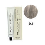 Farba Artego Re Color permanentna bez amoniaku 9.1 bardzo jasny popielaty blond 100 ml