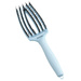 Szczotka Olivia Garden FingerBrush LOVE Pastel Blue Combo Medium do rozczesywania i wygładzania włosów niebieska