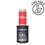 Lakier hybrydowy Andreia Professional The Gel Polish DC1 z mocną pigmentacją jasny neonowy koral 10,5 ml