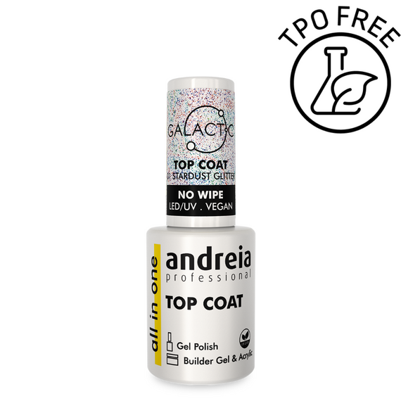 Top Andreia Professional Galactic Stardust do lakierów hybrydowych 10,5 ml