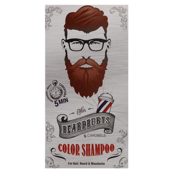 Beardburys Color Shampoo 3N szampon koloryzujący do włosów ciemny brąz 30 ml + 45 ml