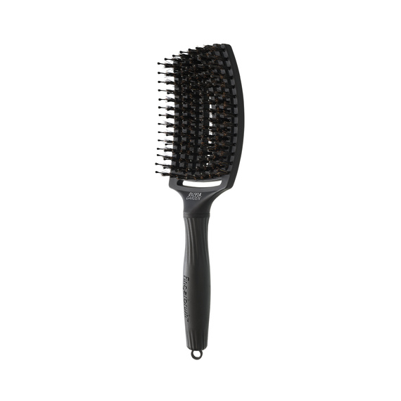 Szczotka Olivia Garden Fingerbrush Combo Large Full Black do rozczesywania włosów duża