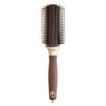 Szczotka Olivia Garden Expert Style Control antystatyczna do rozczesywania i stylizowania włosów złoto brązowa