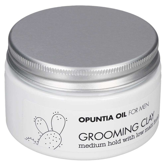 Opuntia Oil For Men Grooming Clay średnio utrwalająca glinka modelująca matujący efekt 100 ml RICA