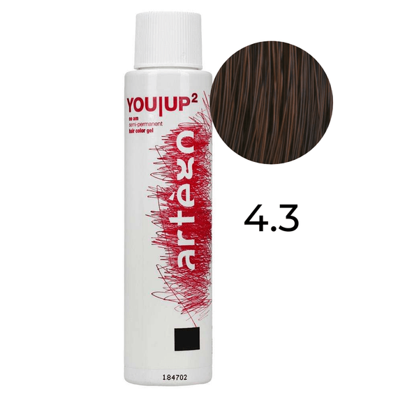 Żel koloryzujący Artego You UP2 4.3 złocisty brąz 100ml