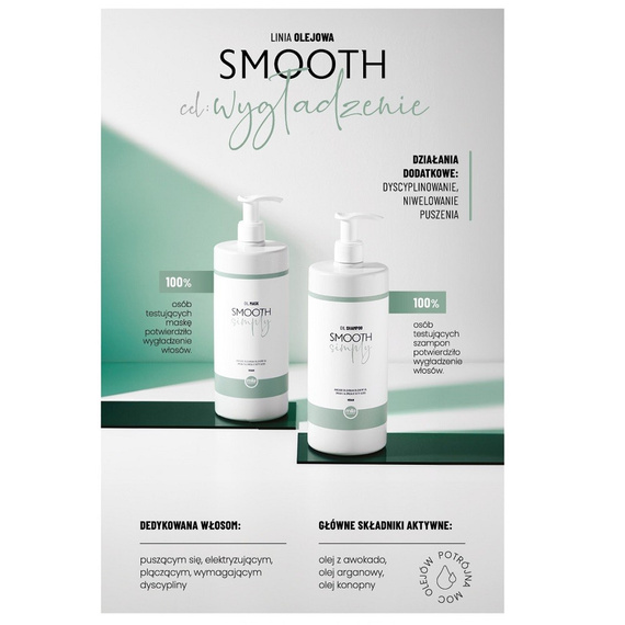 Maska Mila Simply Smooth wygładzająca przeciw puszeniu włosów 950 ml