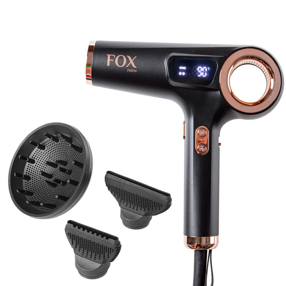 Suszarka FOX Retro z technologia plazmową do włosów 2100 W