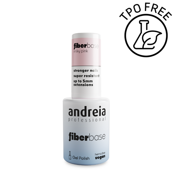 Baza hybrydowa Andreia Professional Fiber Base 04 Milky Pink 10.5 ml