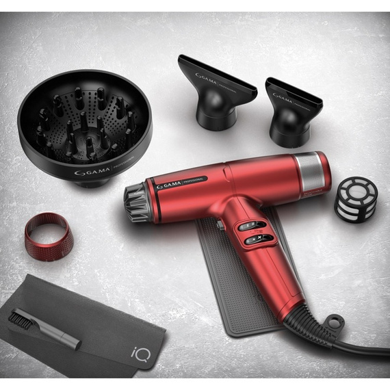 Suszarka GA.MA IQ Lite Max z technologią Oxy Active czerwona 1700 W