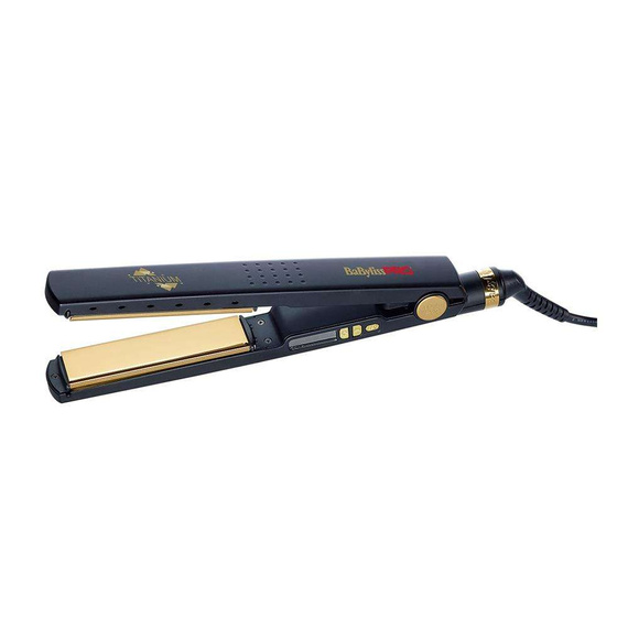 BaByliss PRO Titanium BAB3091BKTE prostownica tytanowa z jonizacją czarna