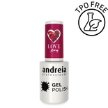 Lakier hybrydowy Andreia Professional Gel Polish 302 róż z perłową poświatą fioletu 10,5 ml