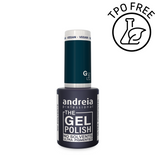Lakier hybrydowy Andreia Professional The Gel Polish G31 z mocną pigmentacją ciemny zgaszony turkus 10,5 ml