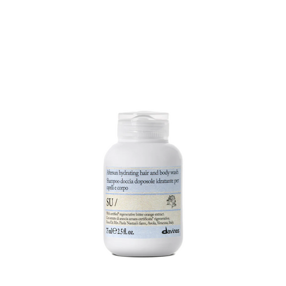 Żel do mycia włosów i ciała Davines SU Hair Body Wash po opalaniu 75 ml