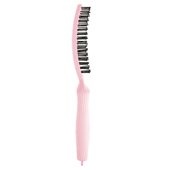 Szczotka Olivia Garden FingerBrush LOVE Double Bristles Pastel Pink do rozczesywania włosów różowa