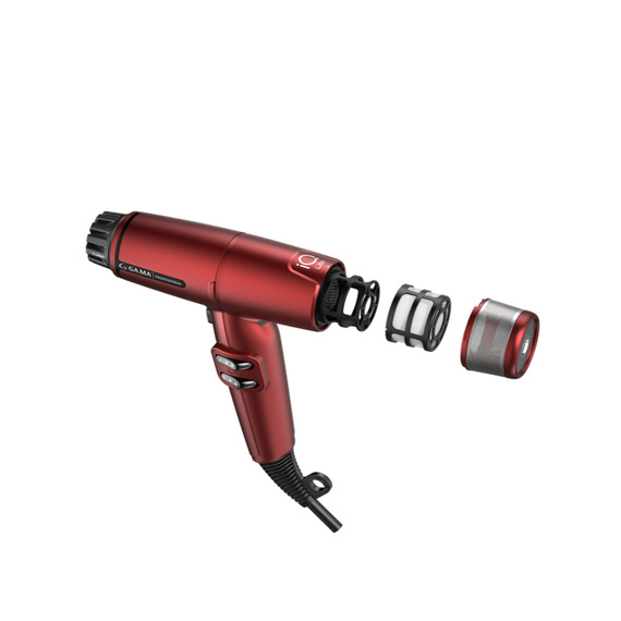 Suszarka GA.MA IQ Lite Max z technologią Oxy Active czerwona 1700 W