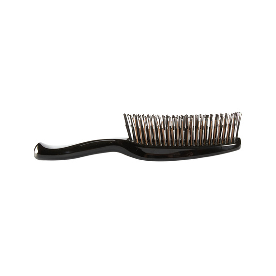 Szczotka FOX Scalp Black Shine do masażu skóry głowy i rozczesywania włosów