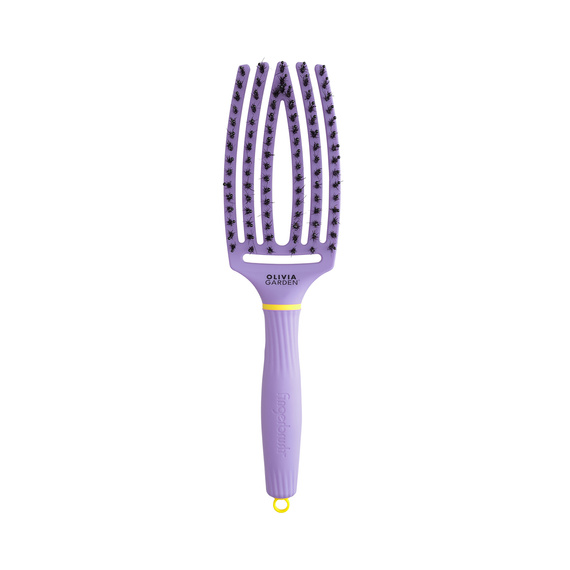 Szczotka Olivia Garden FingerBrush Combo Medium Inner Child Snuggle Purple do rozczesywania i wygładzania włosów
