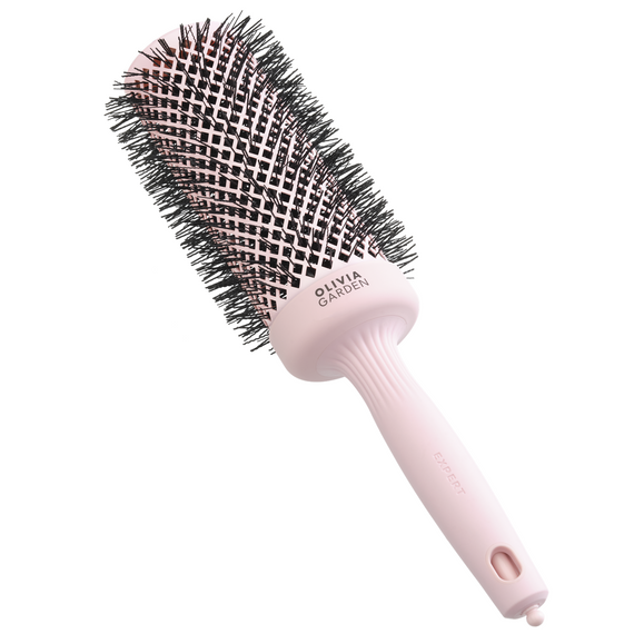 Szczotka Olivia Garden Expert Blowout Speed Wavy Bristles do suszenia i modelowania włosów różowa 55 mm