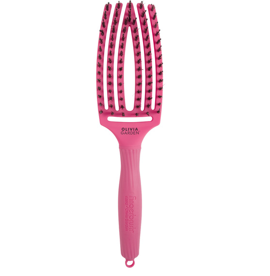 Szczotka Olivia Garden Fingerbrush Care Iconic Hot Pink różowa