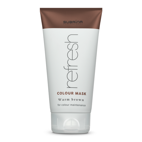 Maska Subrina Refresh Colour Warm Brown odświeżająca kolor ciepły brąz 150 ml